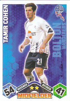 Tamir Cohen Bolton Wanderers 2009/10 Topps Match Attax #EX12